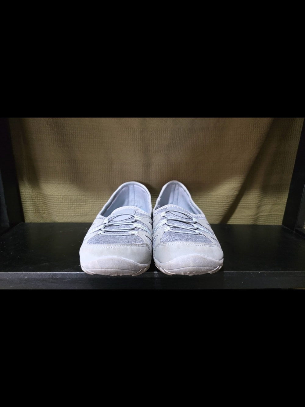 Danskin Light Gray Slip-On Athletic Sneakers